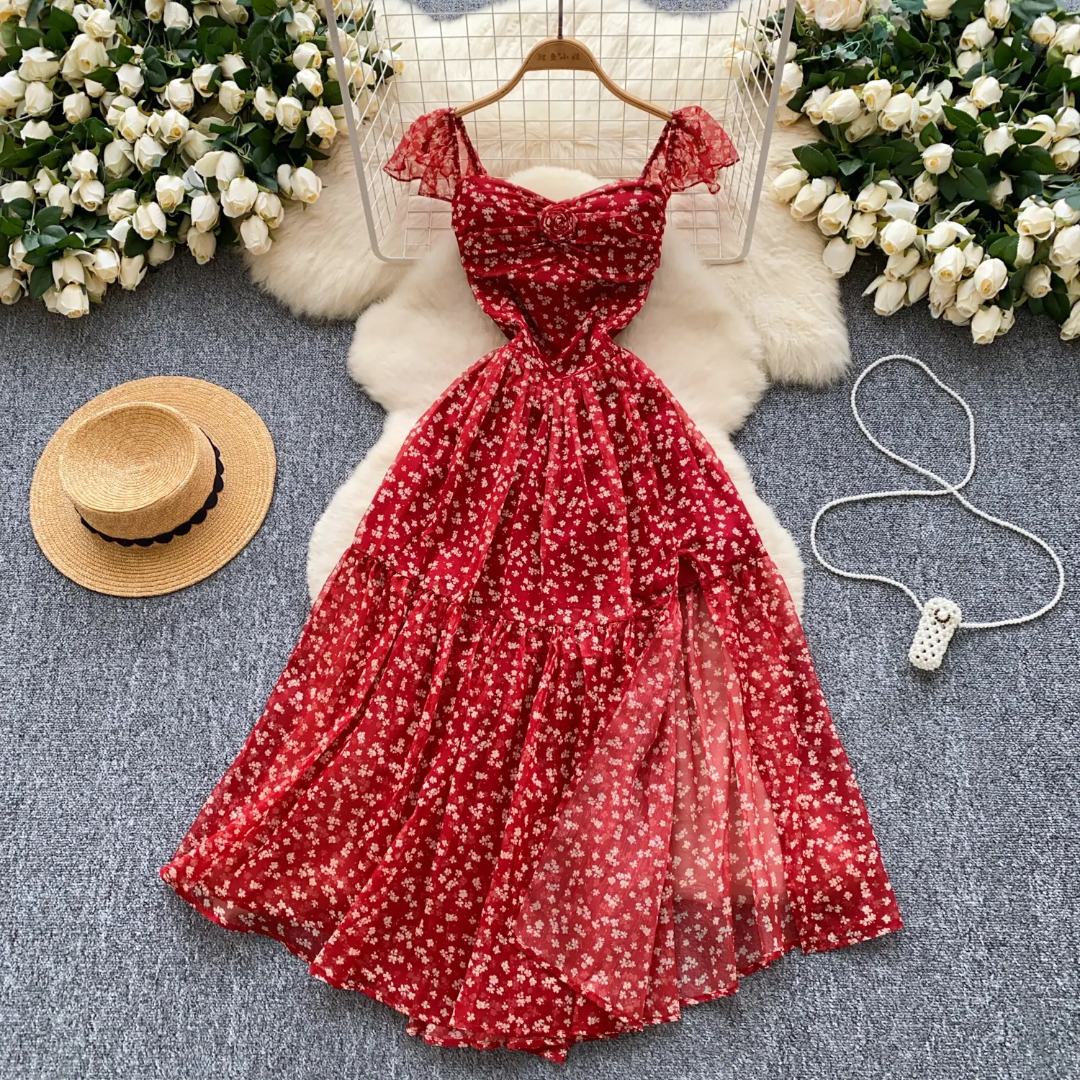 Summer Flower Print Dress