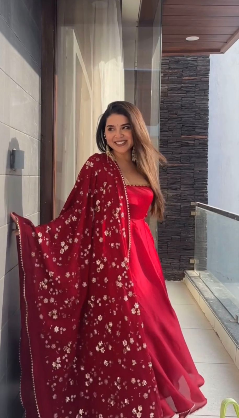 Aafreen Anarkali Suit with Dupatta