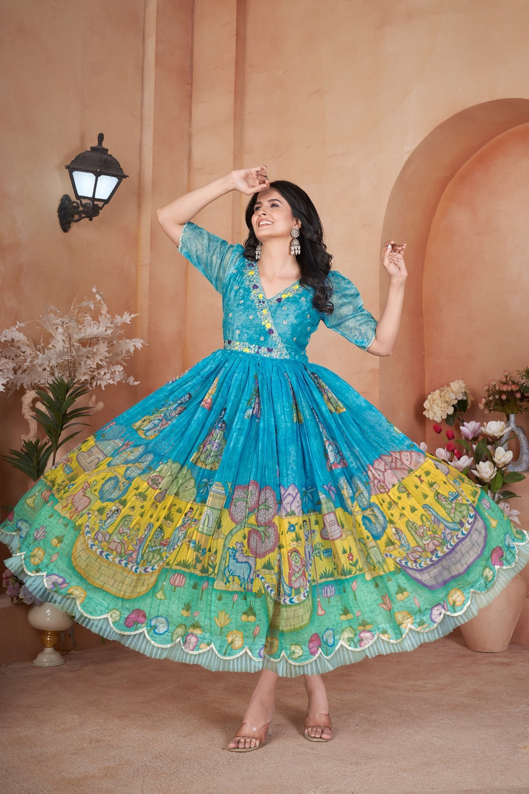 Radhey Western One Pieces Dress