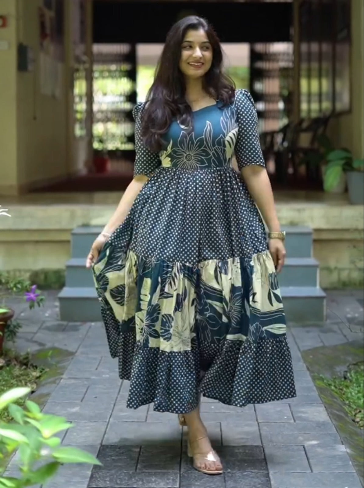 Peeyara Western One Piece Dress