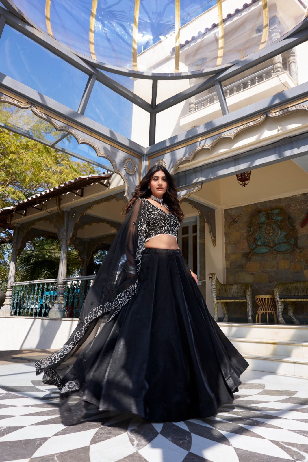 Ashnoor Party Wear Embroidery Lehenga Choli