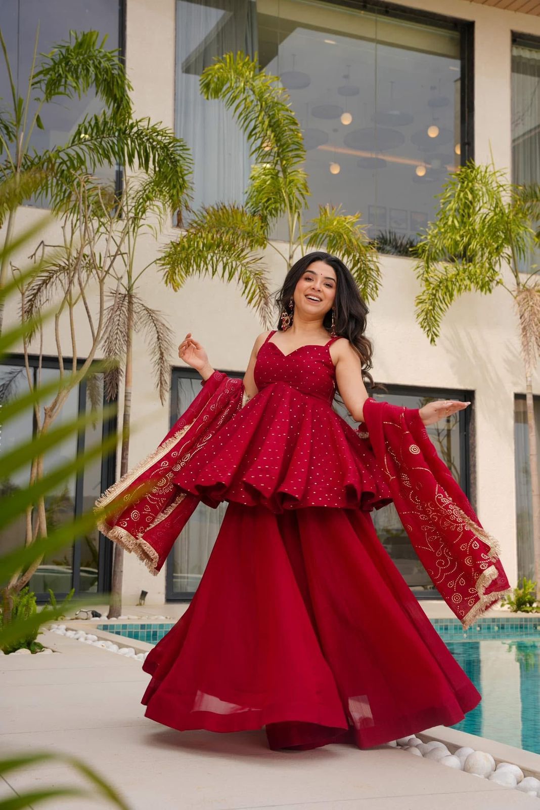 Royal Scarlet Kurta Set