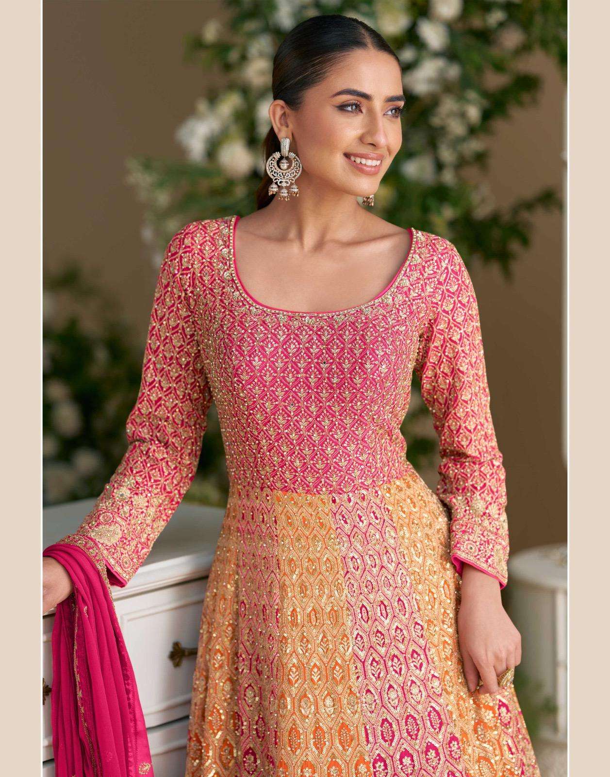 Zarreen Anarkali Suit with Dupatta